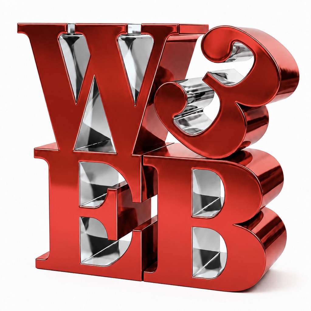 W3EB chrome sculpture